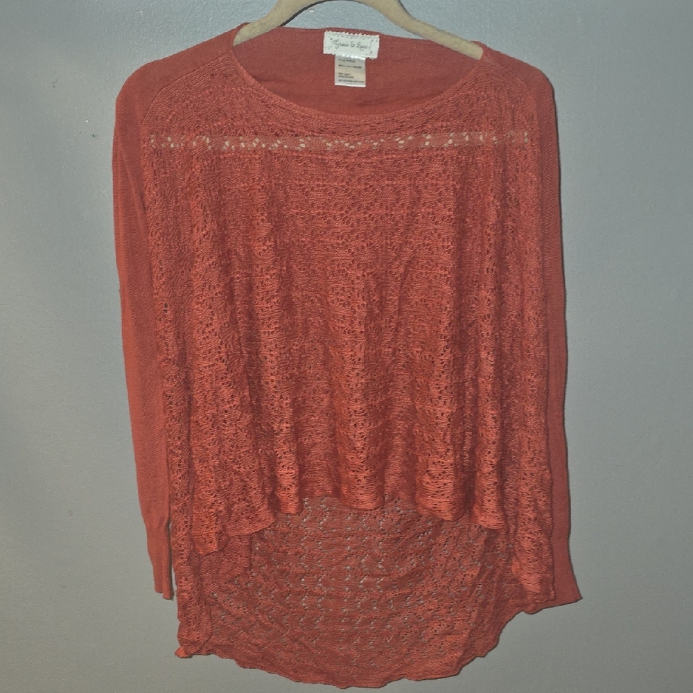 Grace & Lace 2 Fit Knit Sweater XS